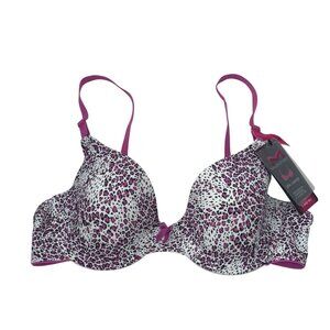 Maidenform Womens Demi Coverage T-Shirt Bra SZ 36B Leopard Print New With Tags